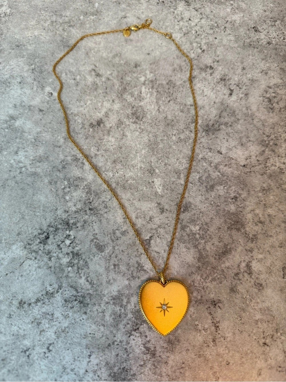 Julie Vos Gold Heart Pendant Necklace
